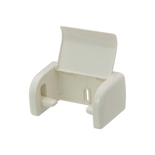 ガオナ トイレットペーパーホルダー ワンタッチ交換 (樹脂製 アイボリー) GA-NC004