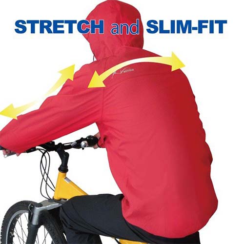 弘進ゴム レインスーツ 上下セット レボルブ レッド M 上下セット RV-820