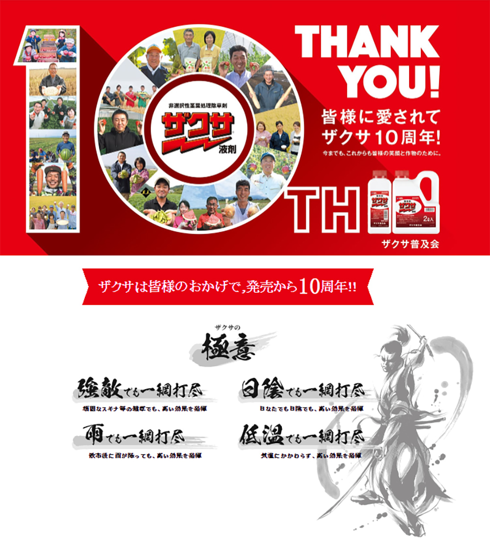 三井化学 茎葉処理除草剤 ザクサ液剤 6L