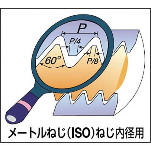 NOGA 超硬ソリッドミルスレッドISO 呼び寸法M3 ピッチ0.50mm 06022C5