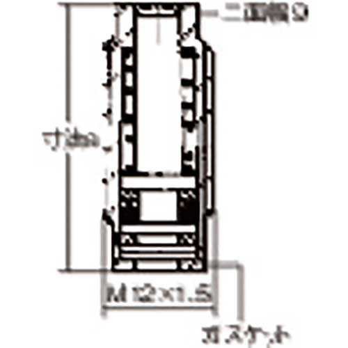 【廃番】ROEMHELD ねじ付きクランプ・シリンダー(油圧式) ガスケット付属 ストローク5mm 1458001