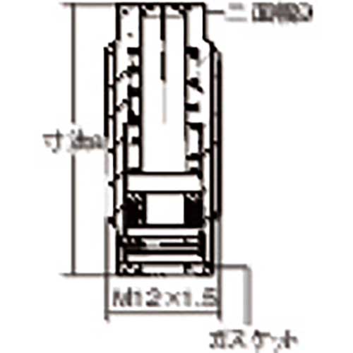 ROEMHELD ねじ付きクランプ・シリンダー (油圧式) ガスケット付属 最小オイルリーク仕様 ストローク5mm 1458101