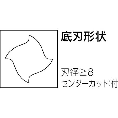 京セラ 4枚刃ソリッドエンドミル ピンカド 4FESM 4FESM100-220-10の