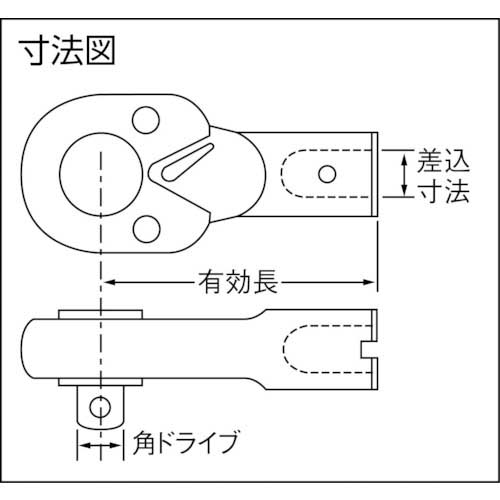 カノン へッド交換式トルクレンチ用ラチェットヘッド 700QCKの通販