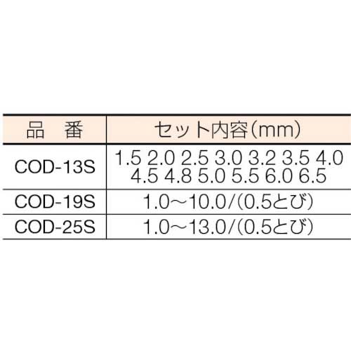 ISF コバルト正宗ドリル 25本組セット(スチールケース入り) COD-25Sの