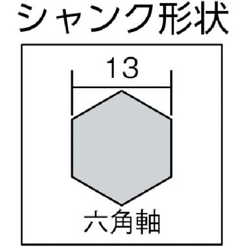 ミヤナガ 接着系アンカー用デルタゴンビット六角軸 Φ30.0×420mm