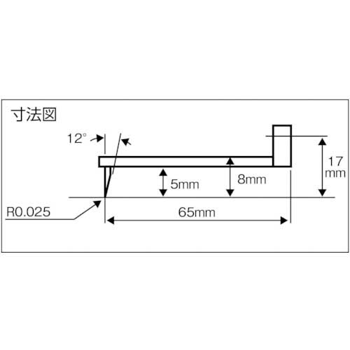 東京精密 輪郭用触針 小穴測定用 DM45511の通販｜現場市場