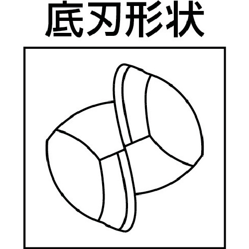 【廃番】ダイジェット ２枚刃ボールエンドミル DZ-OCSB2100