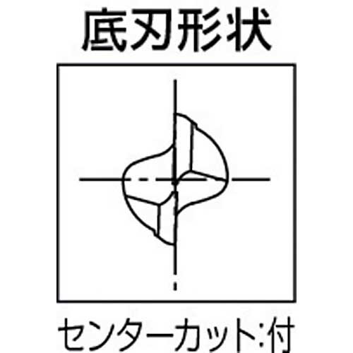 OSG ハイススクエアエンドミル 2刃ロング 刃径19mm シャンク径20mm