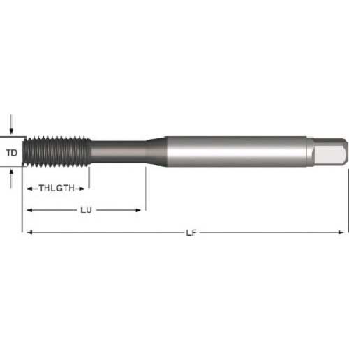 サンドビック ロールタップ コロタップ(780) 呼び寸法M6 ピッチ1mm ねじ長さ15mm 全長62mm EF0CPJ1-M6