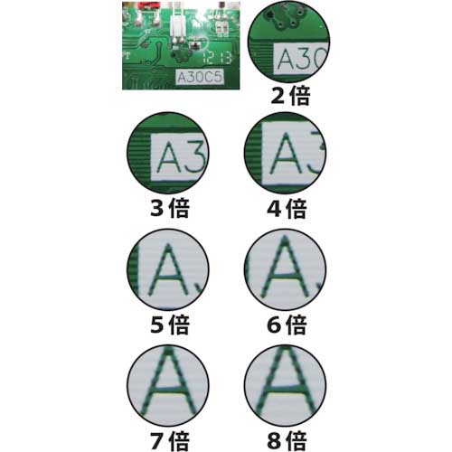 オーツカ LED照明拡大鏡 ENVL-B型 2倍 ENVL-BX2の通販｜現場市場