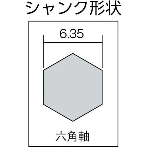 TOP 電動ドリル用ステップドリル 10段 4～22mm ゴールドタイプ ESD