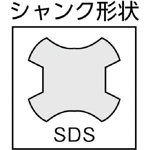 ユニカ “単機能コアドリルE＆S” 振動用 75mm SDSシャンク ES-V75SDSの