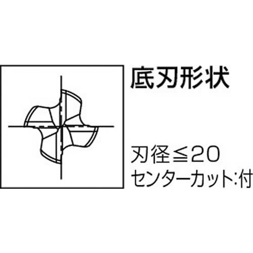 OSG TiNコートラフィングショート ファインピッチ 刃数:4 刃径8mm