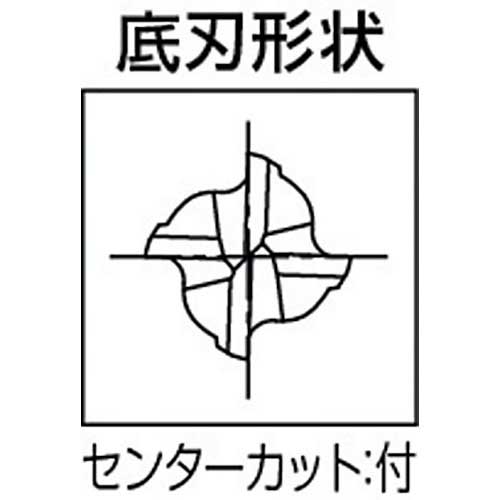 OSG 超硬スクエアエンドミル FXコート4刃ロング 刃径4mm シャンク径6mm 8523040 FX-MG-EML-4の通販｜現場市場