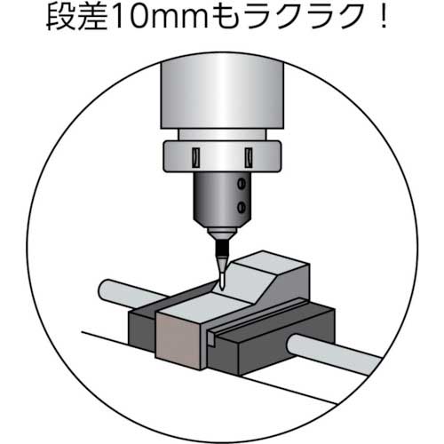 TRUSCO ラインマスター超硬チップタイプ 芯径6mm 先端角度90度 L32