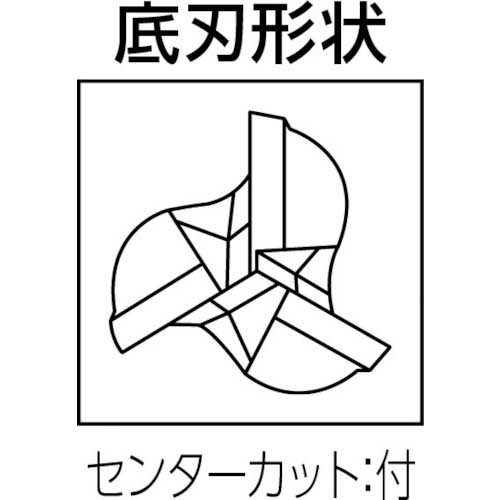 三菱K 3枚刃エムスタースローティング 超硬スクエアエンドミル