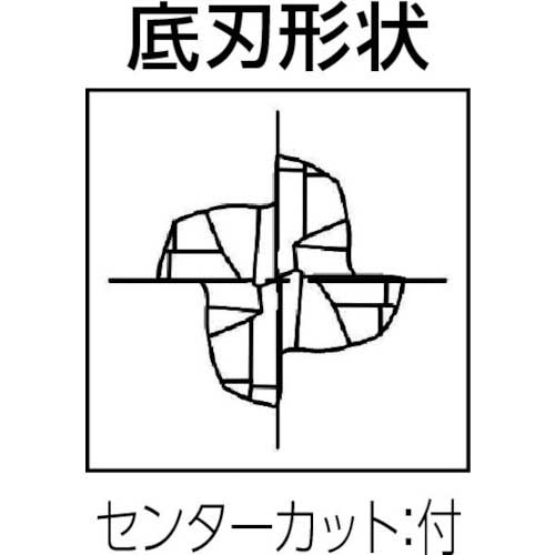 大見 超硬ラフィングエンドミル(ファインピッチ)刃数4 刃径12mm OERPR