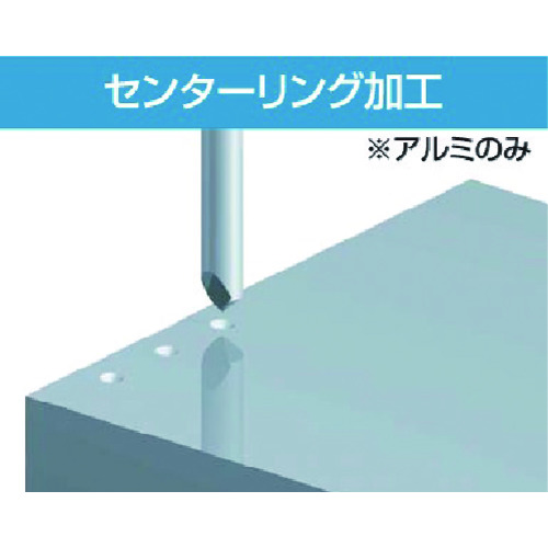 9.9x 85mm 超硬ドリル AlcrN・コーティング EA824AY-9.9 エスコ ESCO