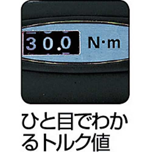 TONE プレセット形トルクレンチ トルク調整範囲20～100N・m 差込角9.5