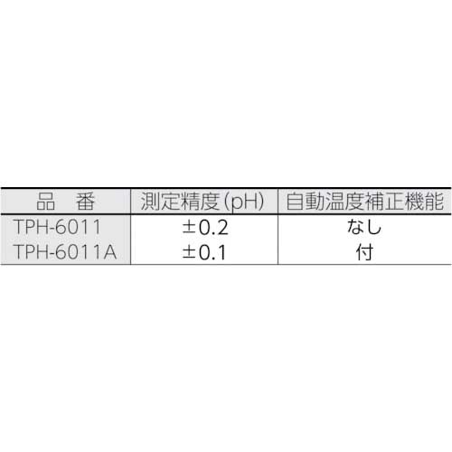 TRUSCO コンパクトペーハメータ TPH-6011の通販｜現場市場