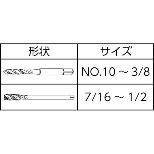 DCSWISS スパイラルタップ TL351VS－3 UNF（J）1／4－28 148012 4378