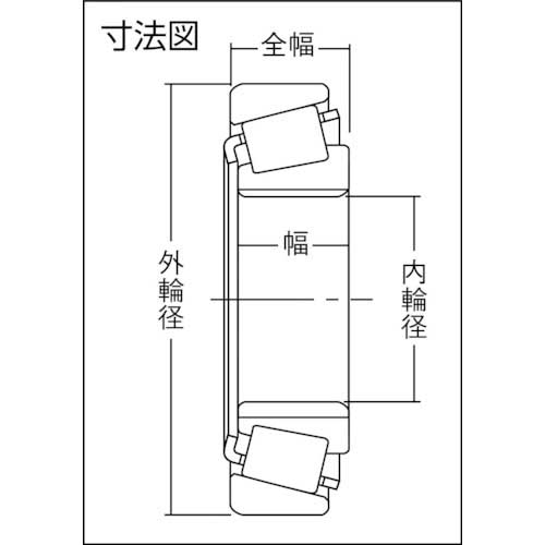 NTN C テーパーベアリング 内輪径80mm 外輪径170mm 幅39mm 30316の通販