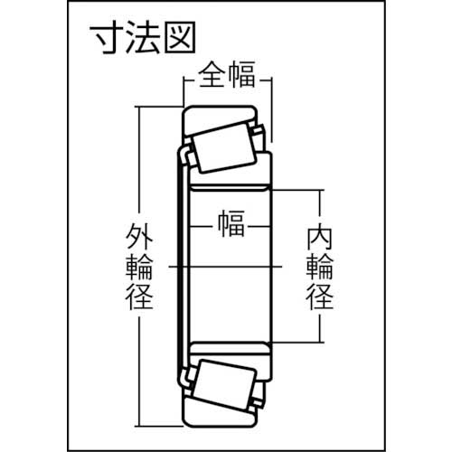 NTN C テーパーベアリング 内輪径110mm 外輪径170mm 幅38mm 32022XU-