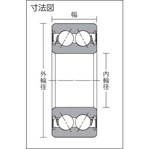 NTN 複列アンギュラ玉軸受(シール付)内径35mm外径72mm幅27mm 5207SCLLD