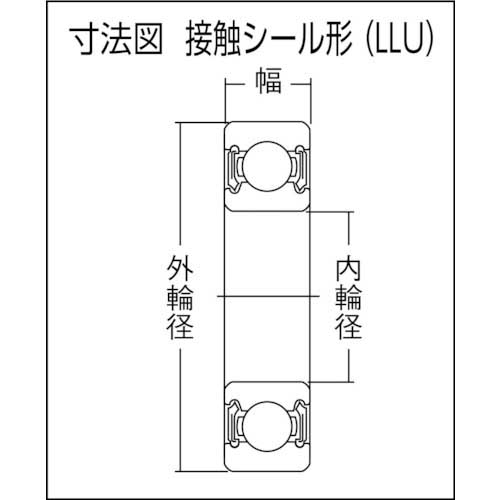 ＮＴＮ 深溝玉軸受（すきま大両側シールド）内径１２０ｍｍ外径