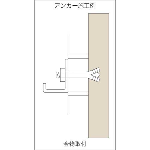 ユニカ ルーティアンカー Cタイプ(溶融亜鉛メッキ) C-1080D 50ロットの