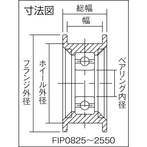 イマオ フランジ付プーリーアイドラー フランジ外径35.0mm FIP1130の