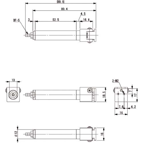 アインツ パイプ複合チャックE・φ12・90度 J25410-40Aの通販｜現場市場