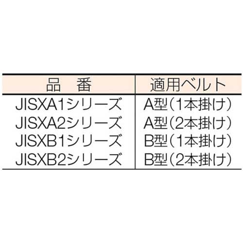 カネミツ JIS Vプーリー呼び径85 A形2本掛 JIS85XA2