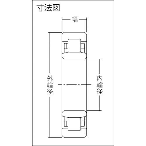 NTN 円筒ころ軸受 NJ形 内輪径85mm 外輪径150mm 幅28mm NJ217の通販