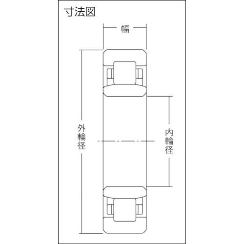 ＮＴＮ 円筒ころ軸受 ＮＵ形 内輪径１００ｍｍ 外輪径１５０ｍｍ 幅