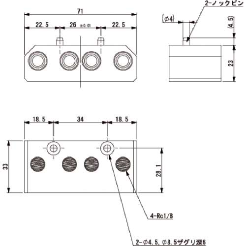 アインツ エアーオプション(OX用) ロボット側 適合機種OX-35/60 OX-60AA