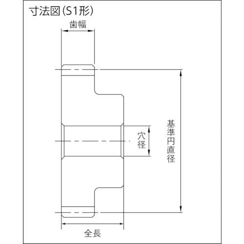 KHK 平歯車 SS1.5-16 並歯