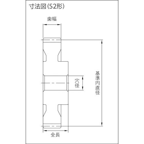 KHK 平歯車 SS2.5-66 並歯