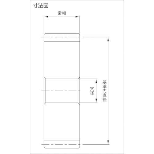 KHK SUSA2.5-60J40 ステンレス平歯車-