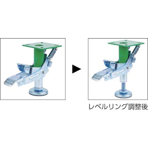 SAMSONG 台車移動防止用ストッパー 158～227mm TPYFL-2の通販｜現場市場