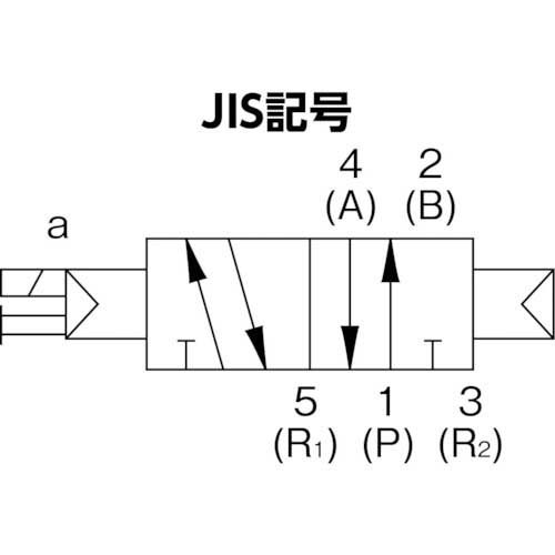 CKD パイロット式5ポート弁 4GA・4GBシリーズ 4GA110R-C6-3の通販