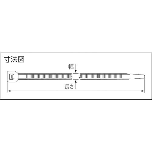 ヘラマンタイトン ABタイ 幅4.8X長さ383mm 屋内用 (100本入) AB380の