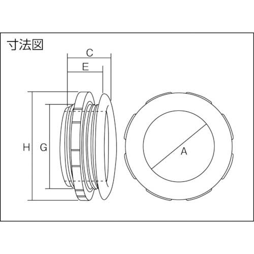 アメリカン電機 BNノズル 内径70 ナイロン製 白 BN70S-IV