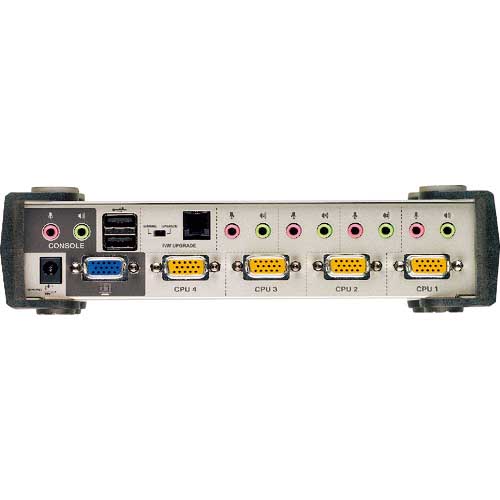 ATEN KVMP スイッチ 4ポート/USB/VGA/オーディオ/USB2.0ハブ2ポート CS1734A
