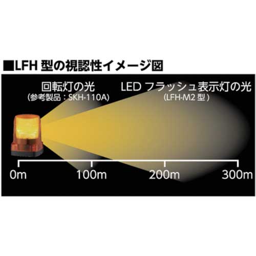 パトライト LEDフラッシュ表字灯 LFH-24-Rの通販｜現場市場