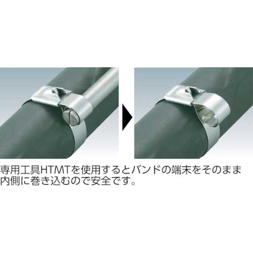 パンドウイット MLTタイプ 自動ロック式ステンレススチールバンド SUS304 幅7.9mm 長さ838mm 50本入り MLT10H-LP