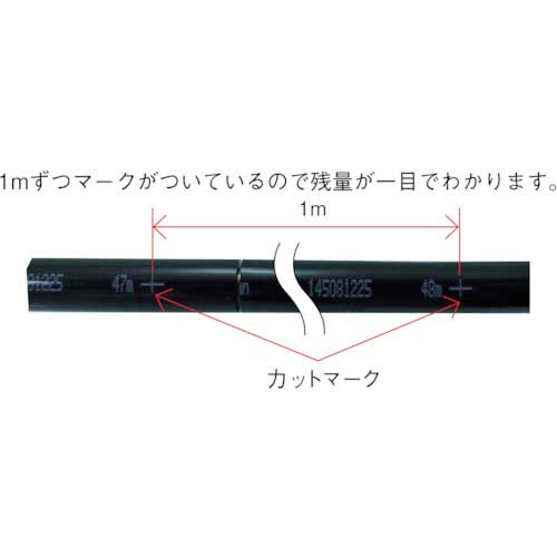 チヨダ ポリウレタンチューブ TEタッチチューブ 10mm/100m クリア