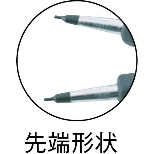 HAZET スナップリングプライヤー(穴用) 爪先端径1.8mm 1845C-19の通販