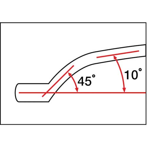 TONE ロングメカニックめがねレンチセット(45°X10°) 6pcs M446の通販